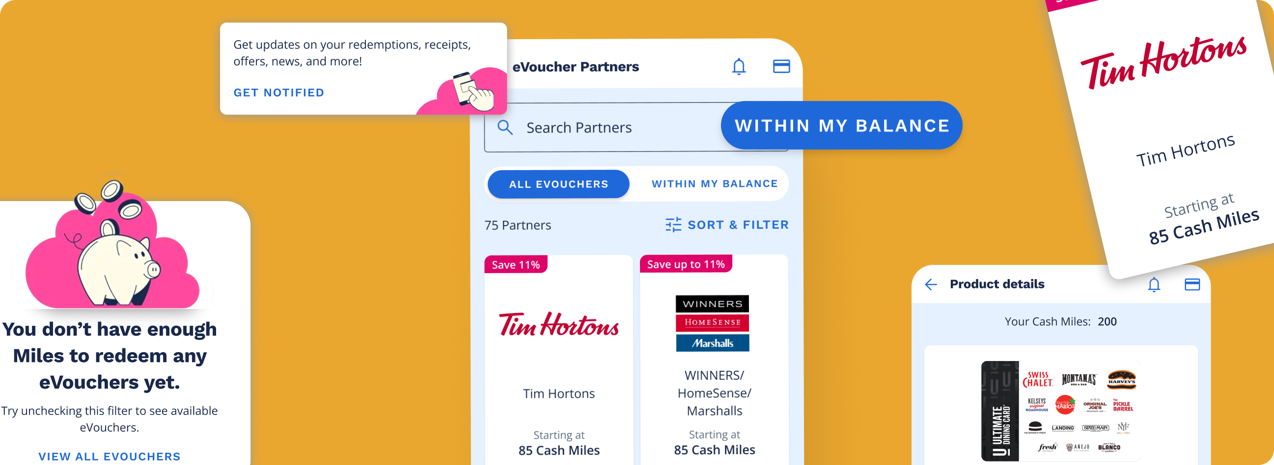 AIR MILES eVoucher redemption redesign